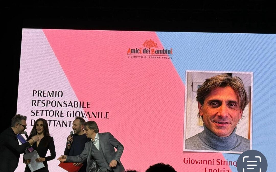 Giovanni Stringhini miglior Responsabile di Settore giovanile